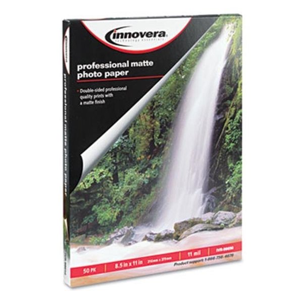 Innovera Innovera 99650 Heavyweight Photo Paper; Matte; 8.5 x 11; 50 Sheets-Pack 99650
